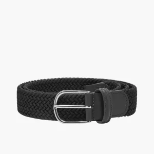 3.5cm Woven Elastic Belt (Black)