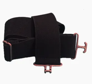 ACE EQUESTRIAN BLACK & COPPER ELASTIC BELT