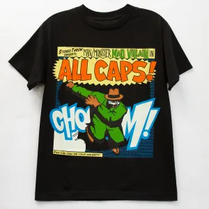 All Caps tee (black)