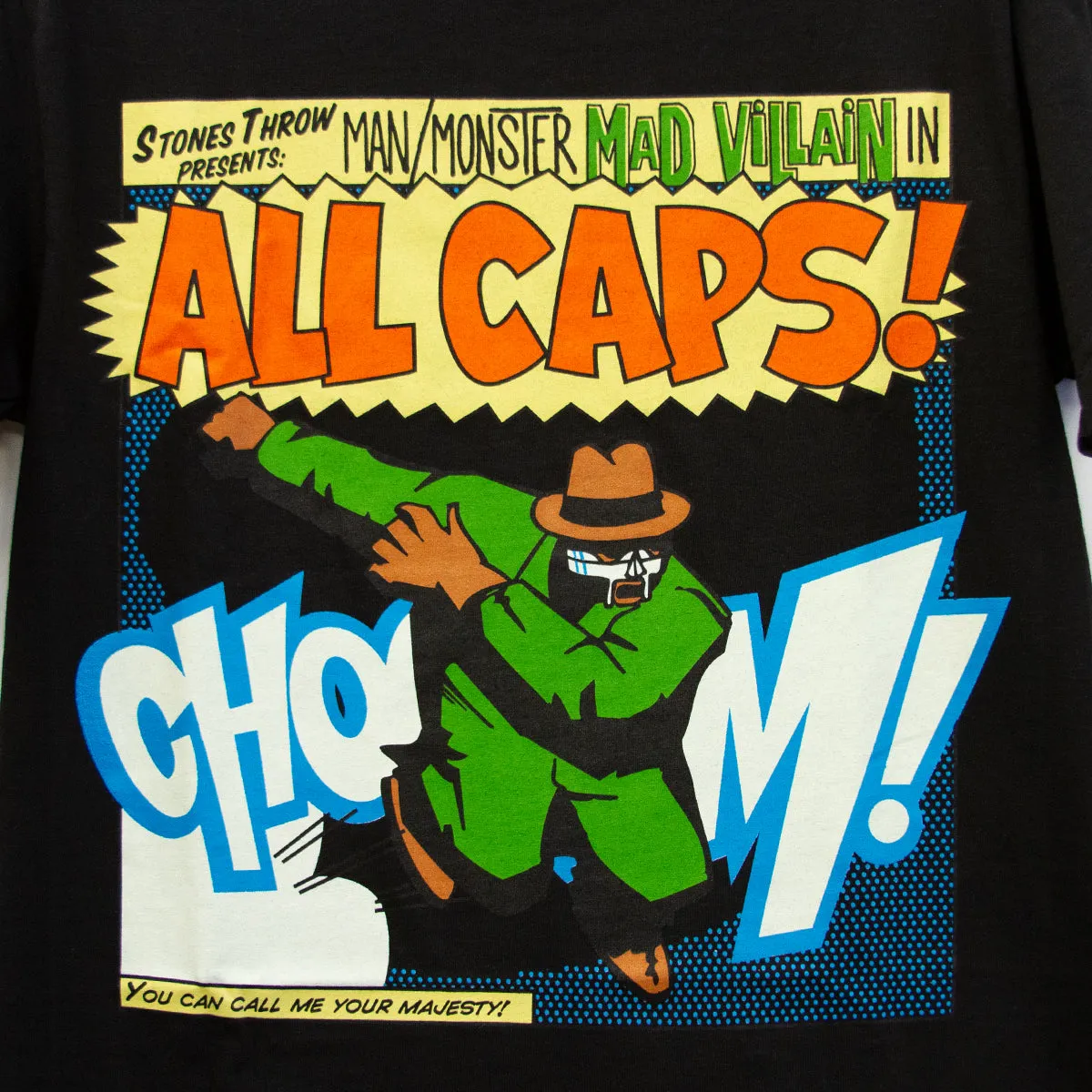 All Caps tee (black)