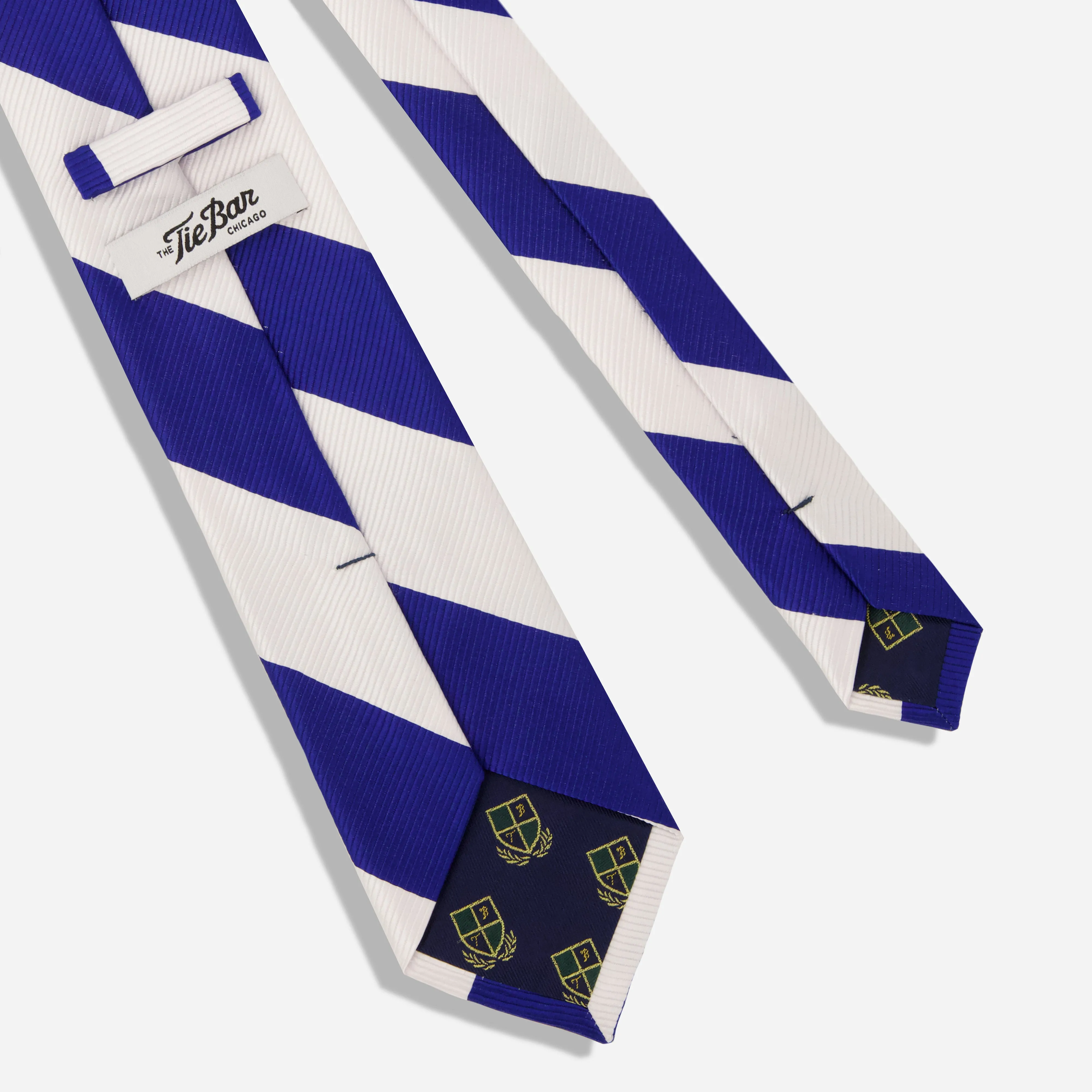 Alma Mater Heritage Bluegrass Repp Blue Tie