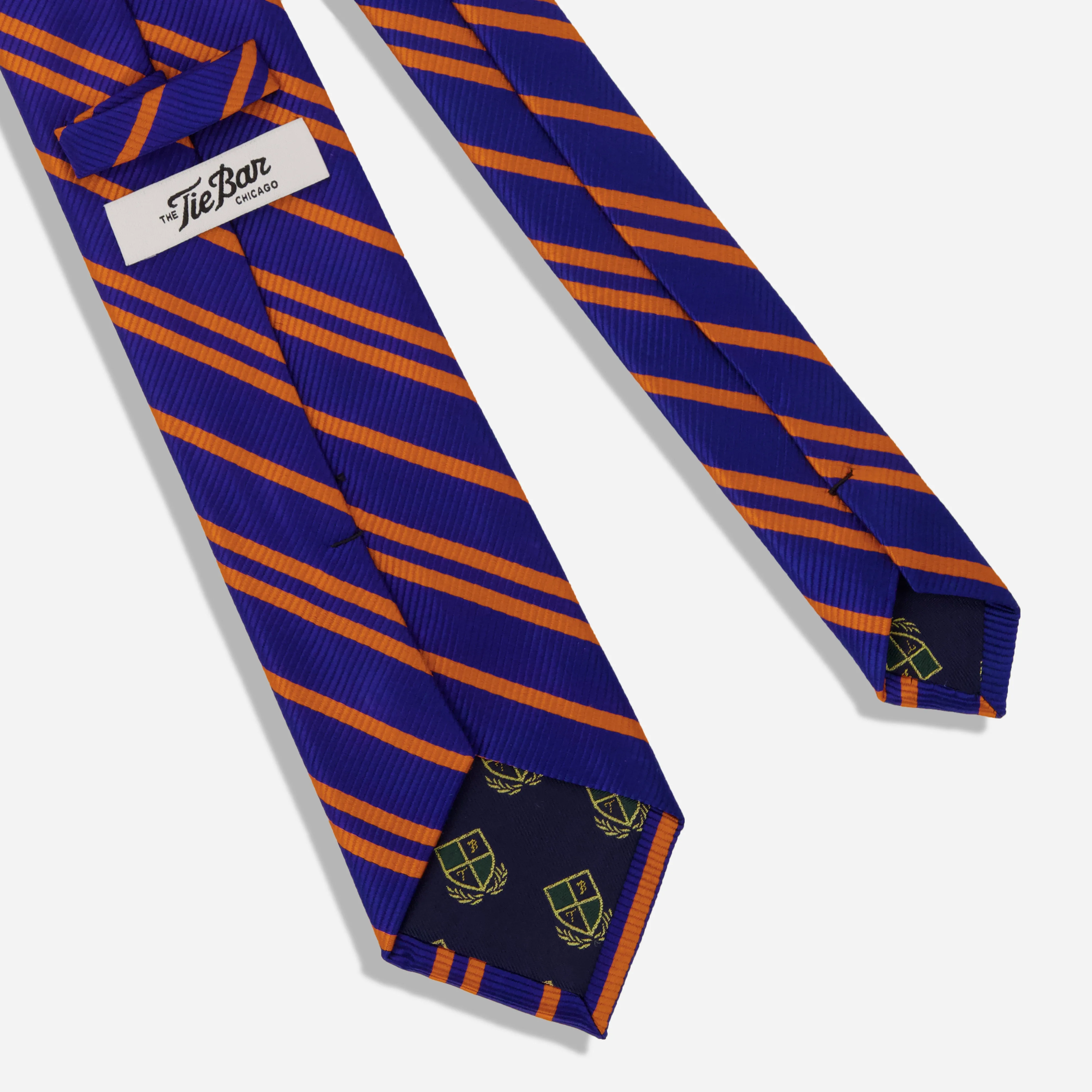 Alma Mater Heritage Gainesville Repp Orange Tie