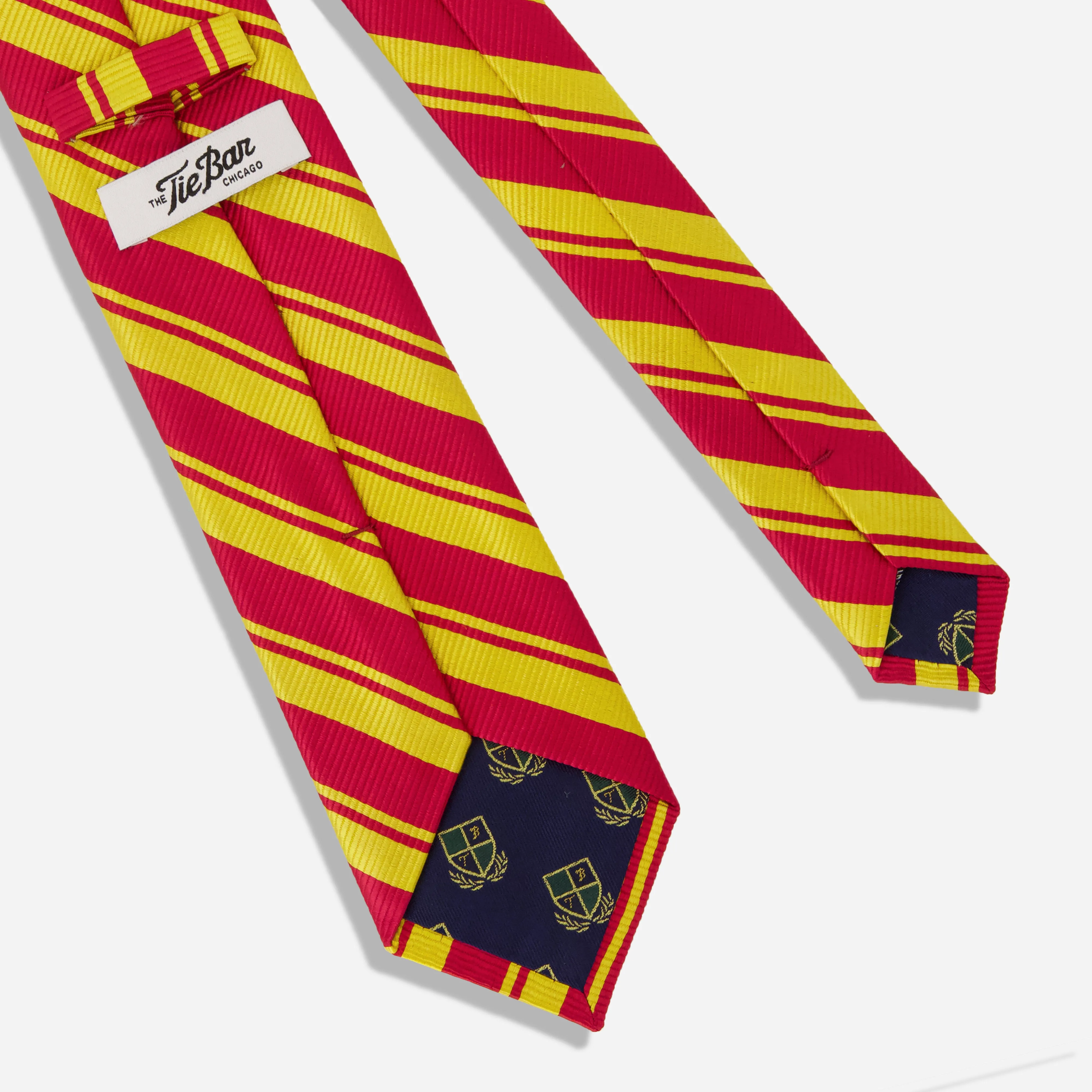 Alma Mater Heritage Mudd Repp Red Tie