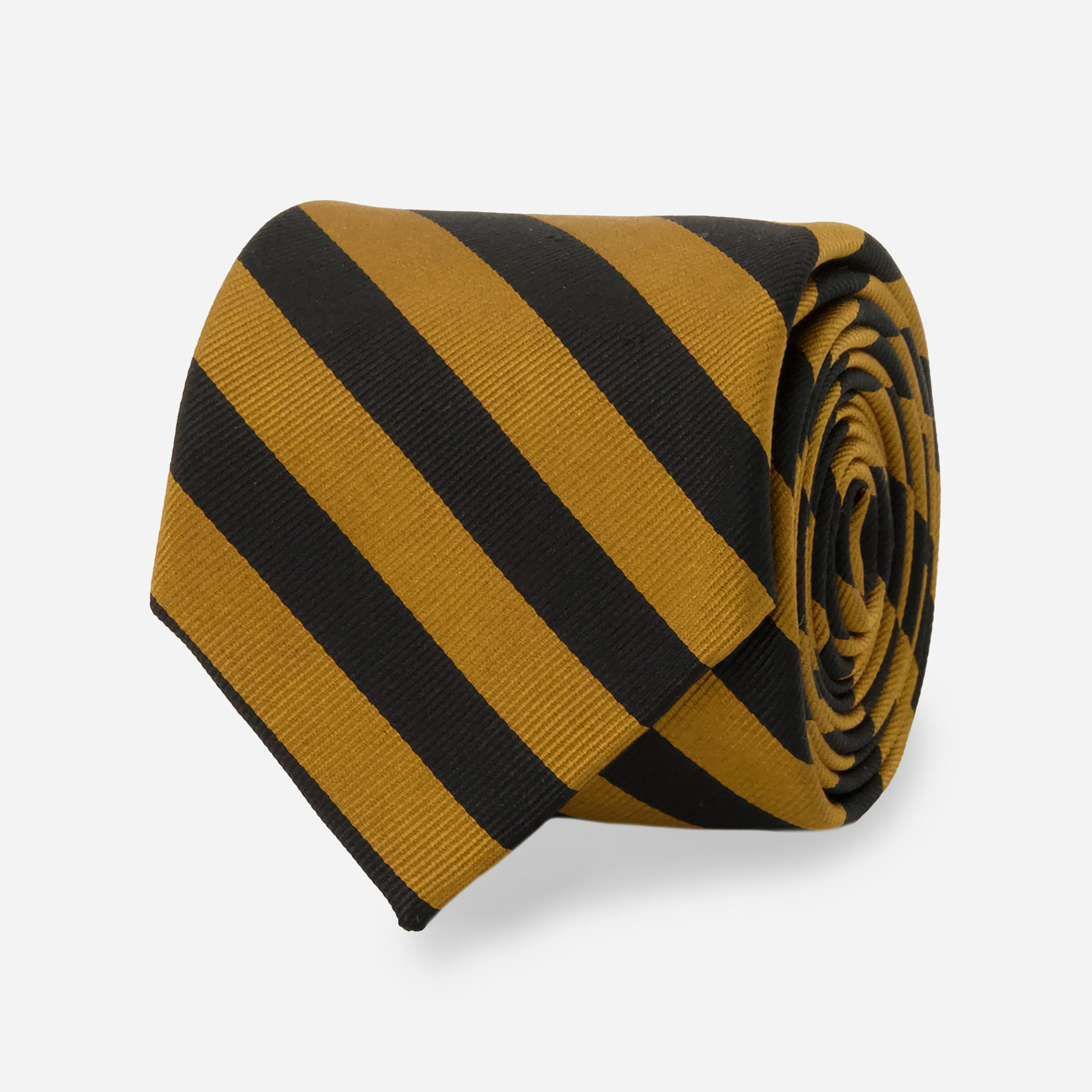 Alma Mater Heritage Rah Rah Repp Gold Tie