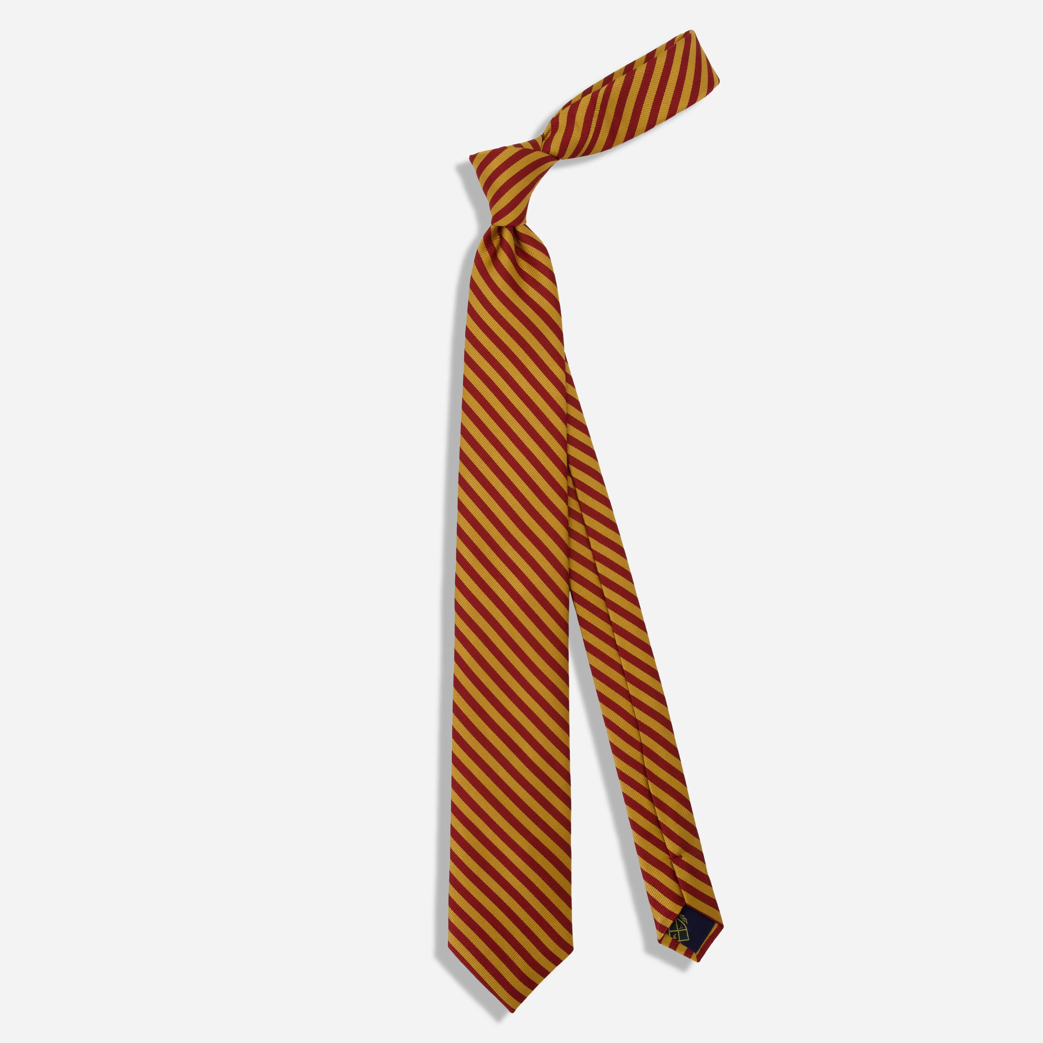 Alma Mater Heritage Rouser Repp Maroon Tie