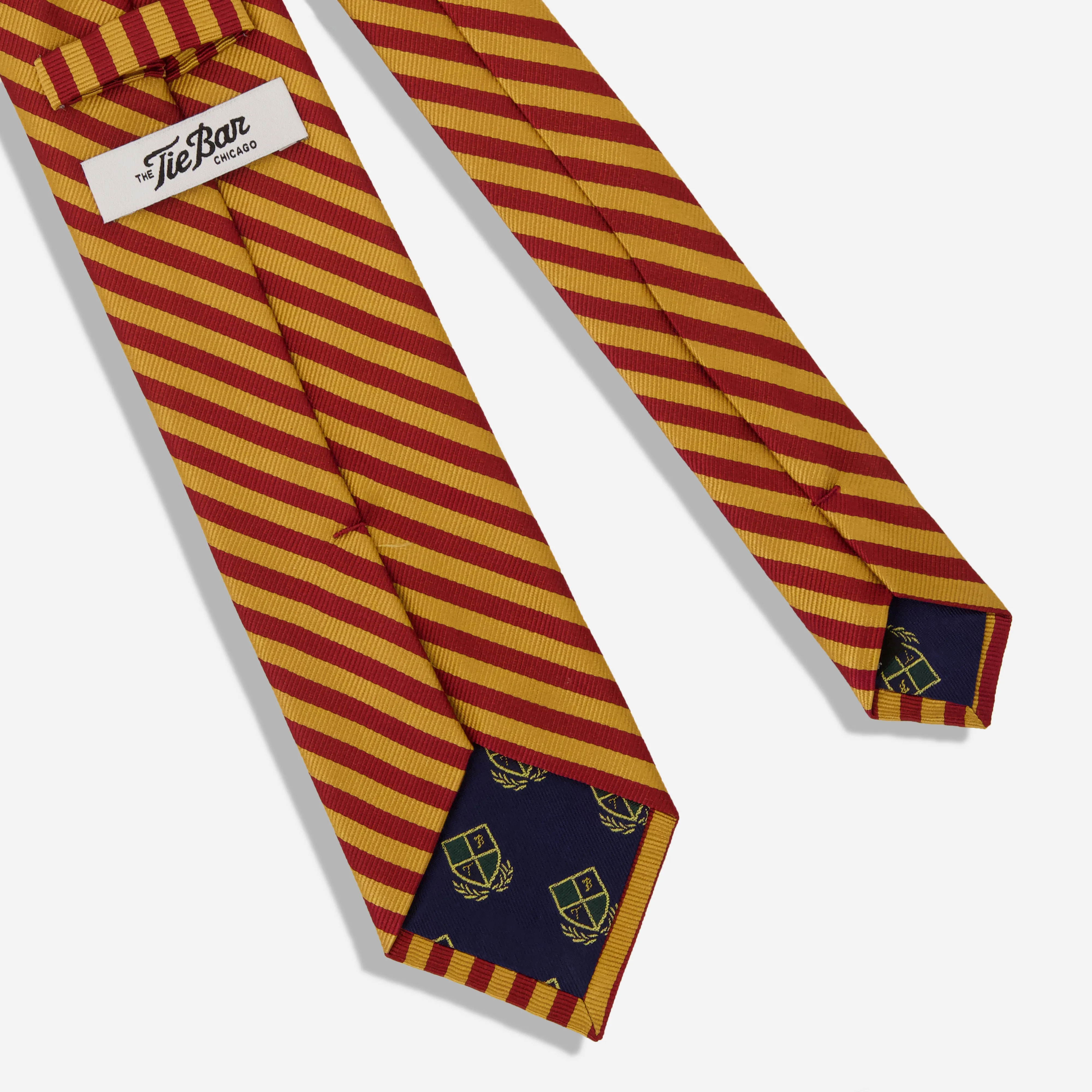 Alma Mater Heritage Rouser Repp Maroon Tie