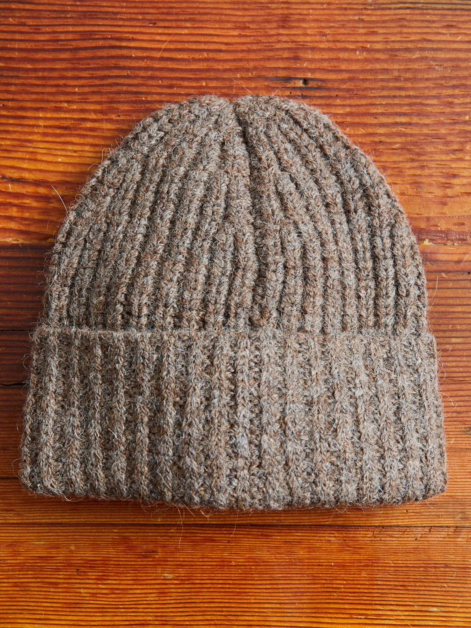 Alpaca Watch Cap in Oak