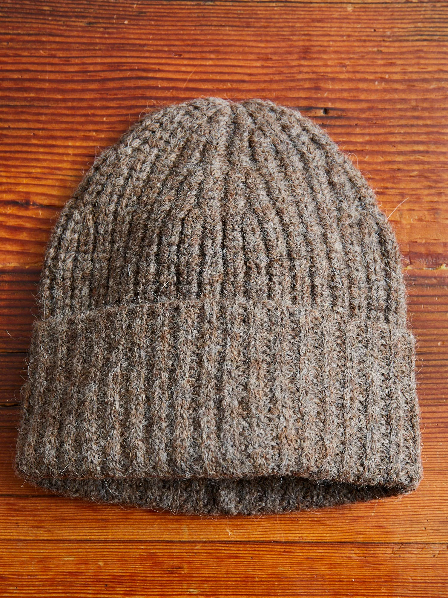 Alpaca Watch Cap in Oak