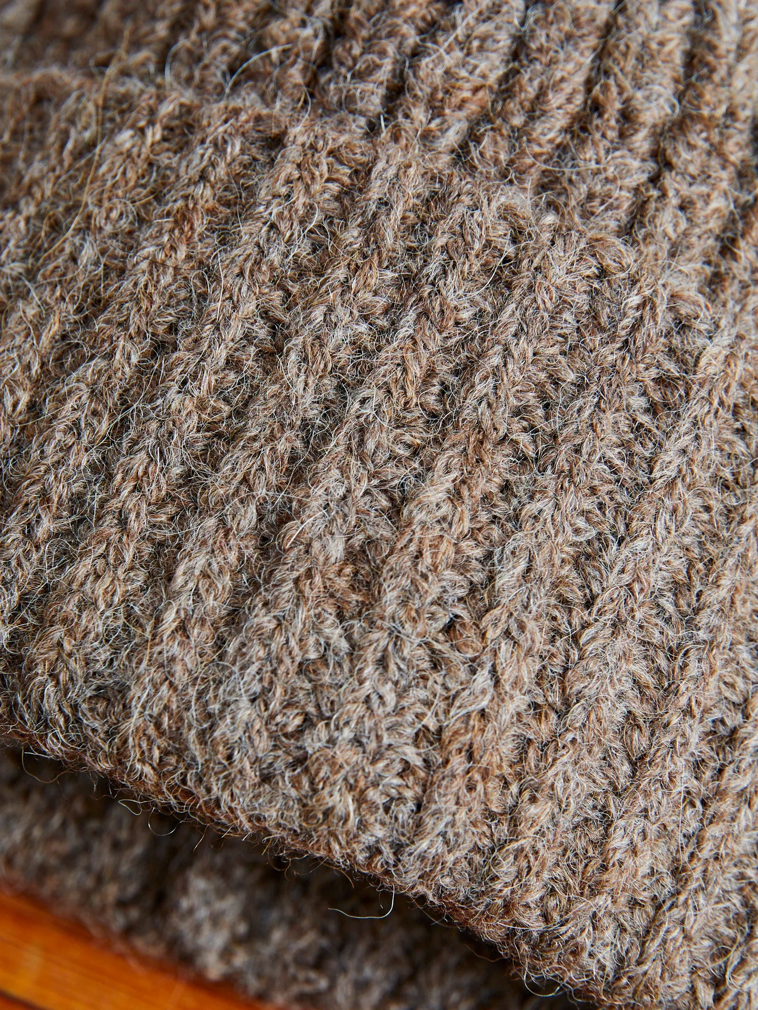 Alpaca Watch Cap in Oak