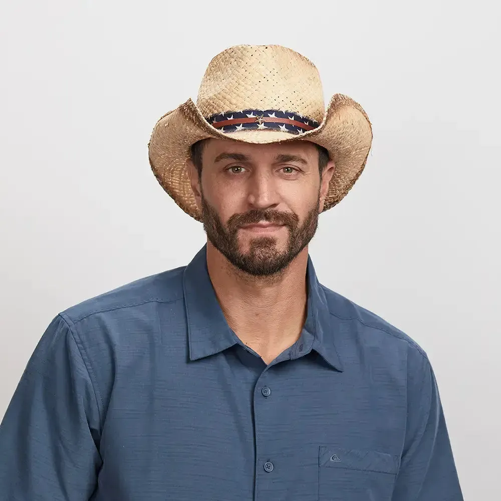 American Hat Makers - Dusty - Straw Sun Hat in Natural