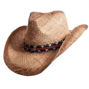 American Hat Makers - Dusty - Straw Sun Hat in Natural