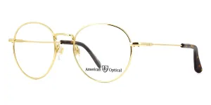 American Optical AO1002 Frame C1 ST TO Gold