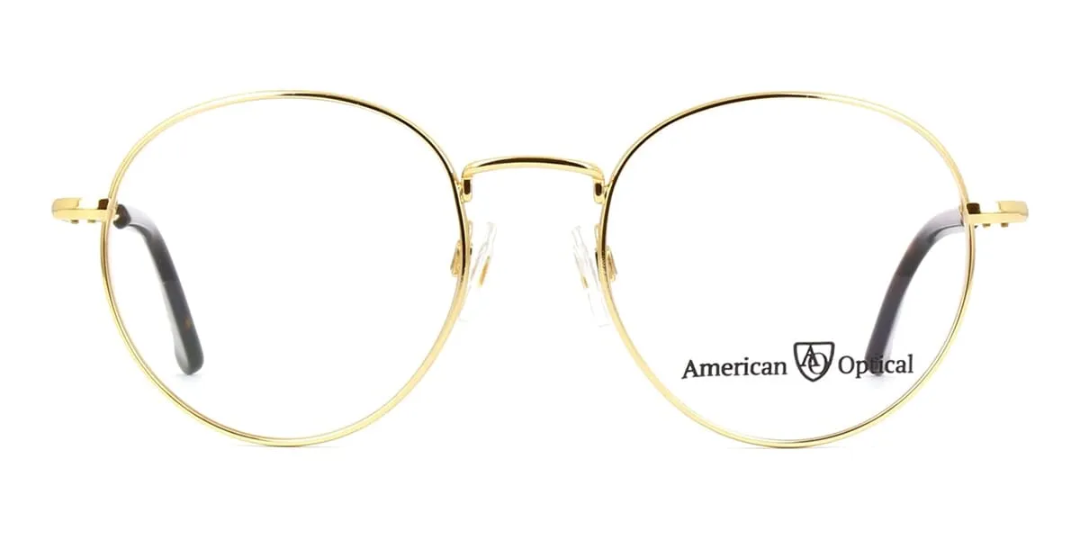 American Optical AO1002 Frame C1 ST TO Gold