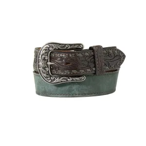 Angel Ranch Emerald Tooled Belt