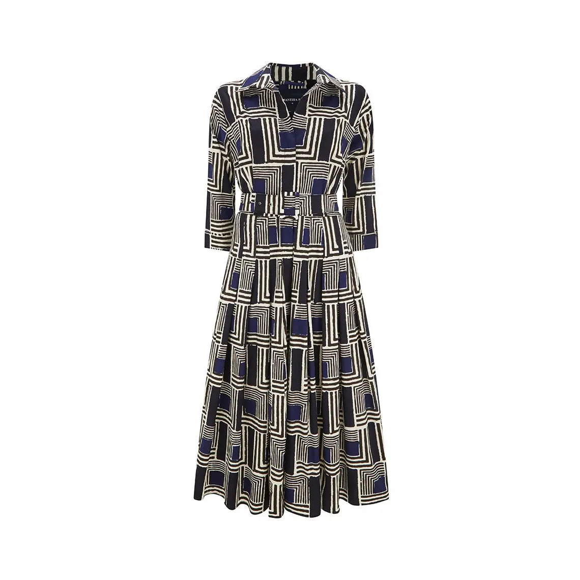 Audrey Cubism Check Dress