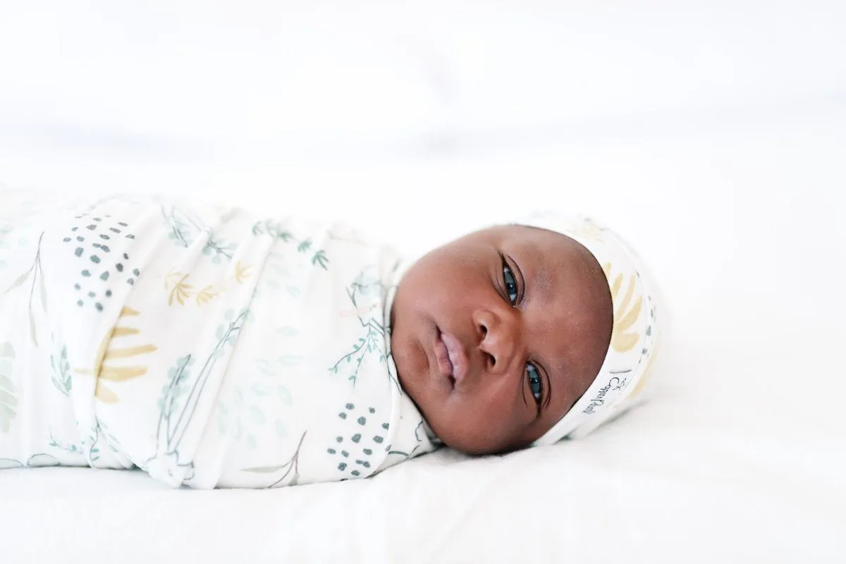 Aussie Newborn Top Knot Hat