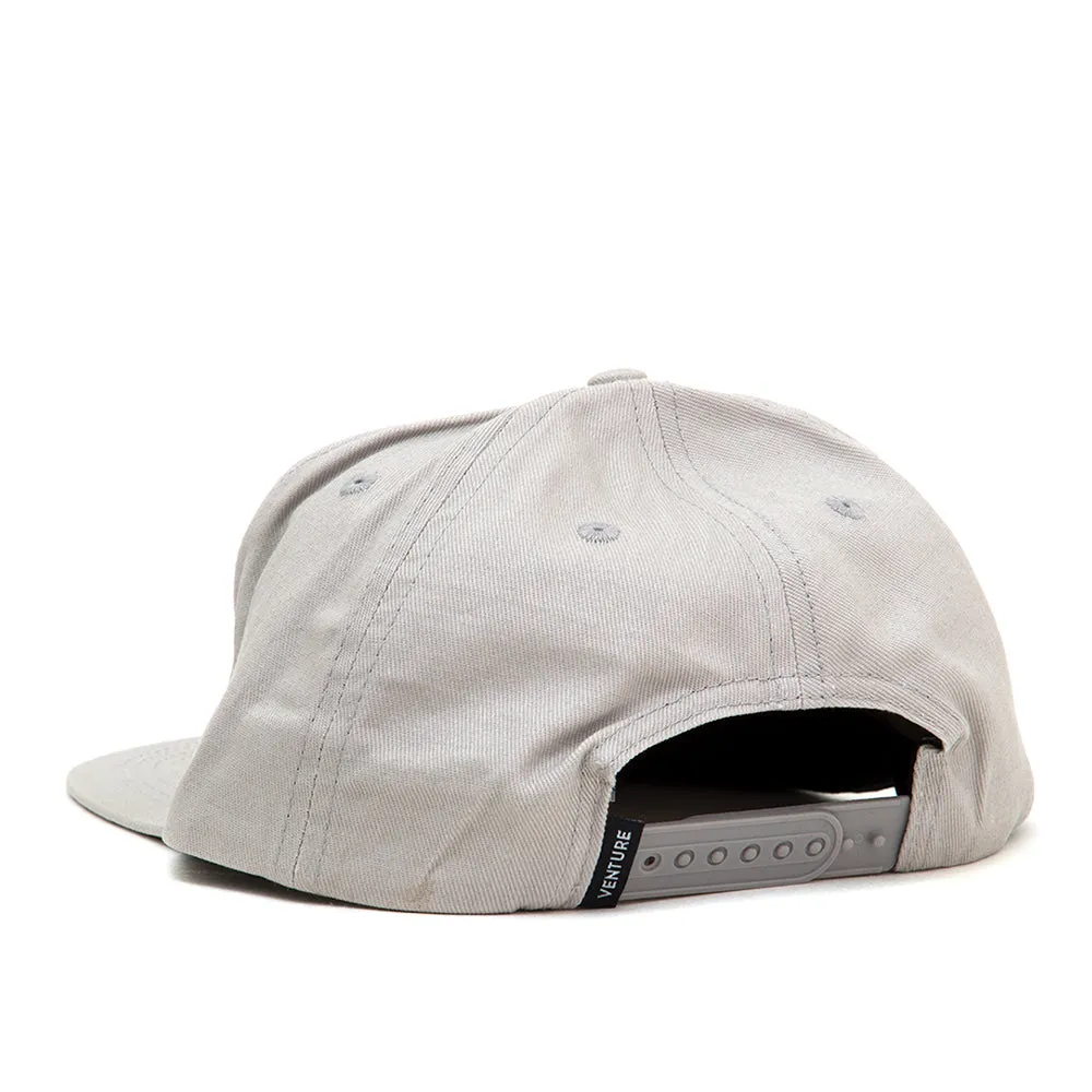 Awake Adj. Snapback Hat (Silver / Red) (S )