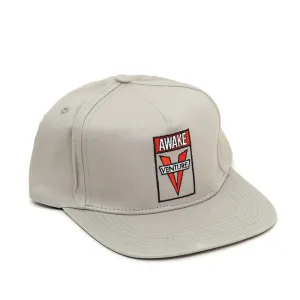 Awake Adj. Snapback Hat (Silver / Red) (S )