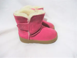 Baby Infant UGG AUSTRALIA Kids' Keelan Suede Boot Crib Shoes PINK 4/5