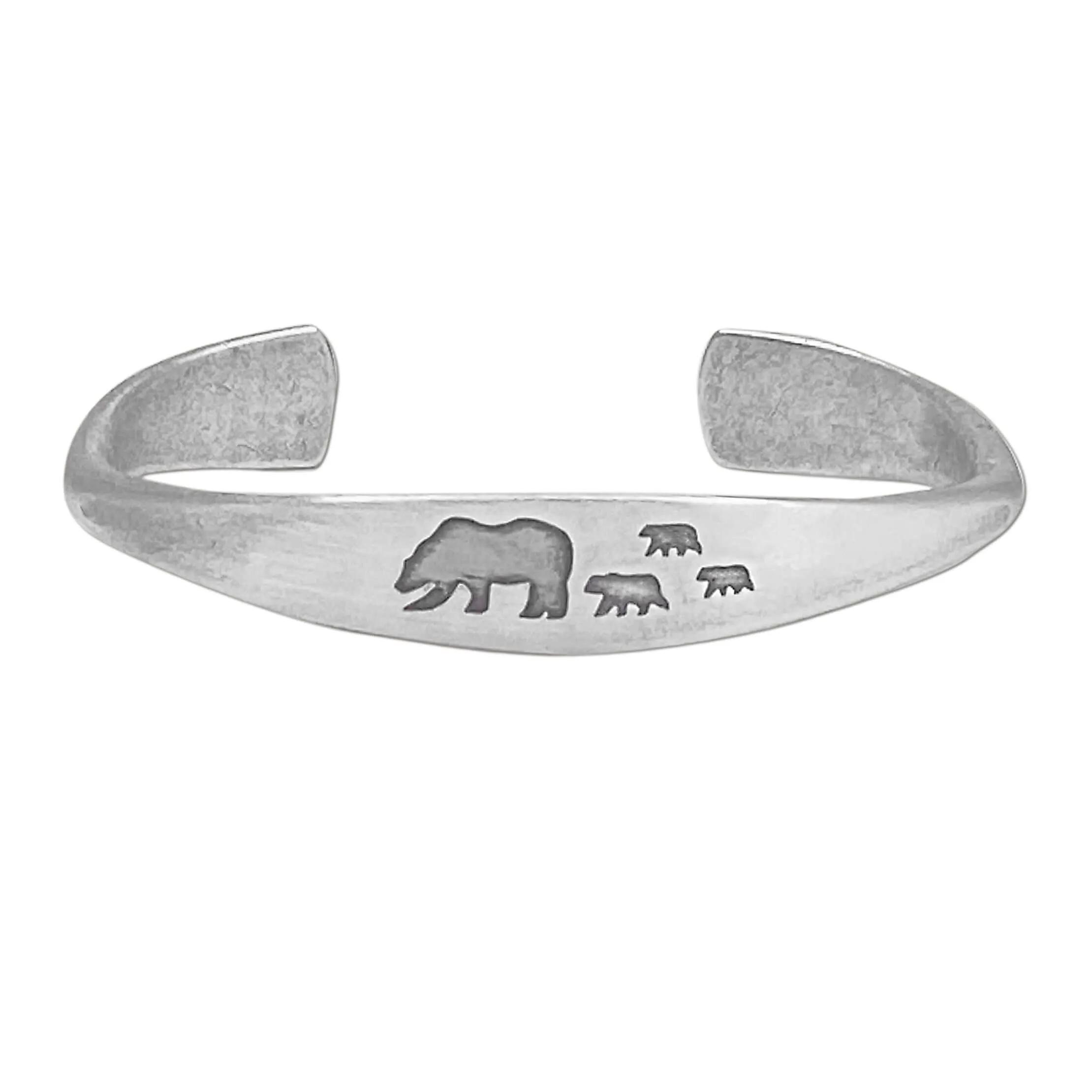 Bear Family Cuff Bracelet