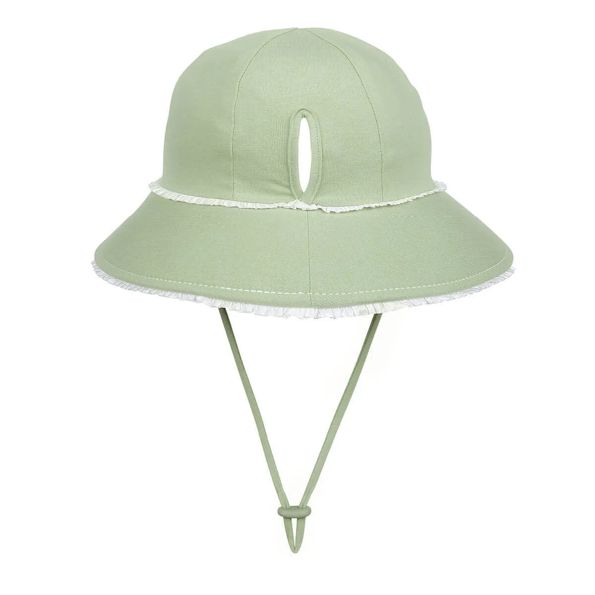 Bedhead - Kids Ponytail Trim Bucket Hat Khaki