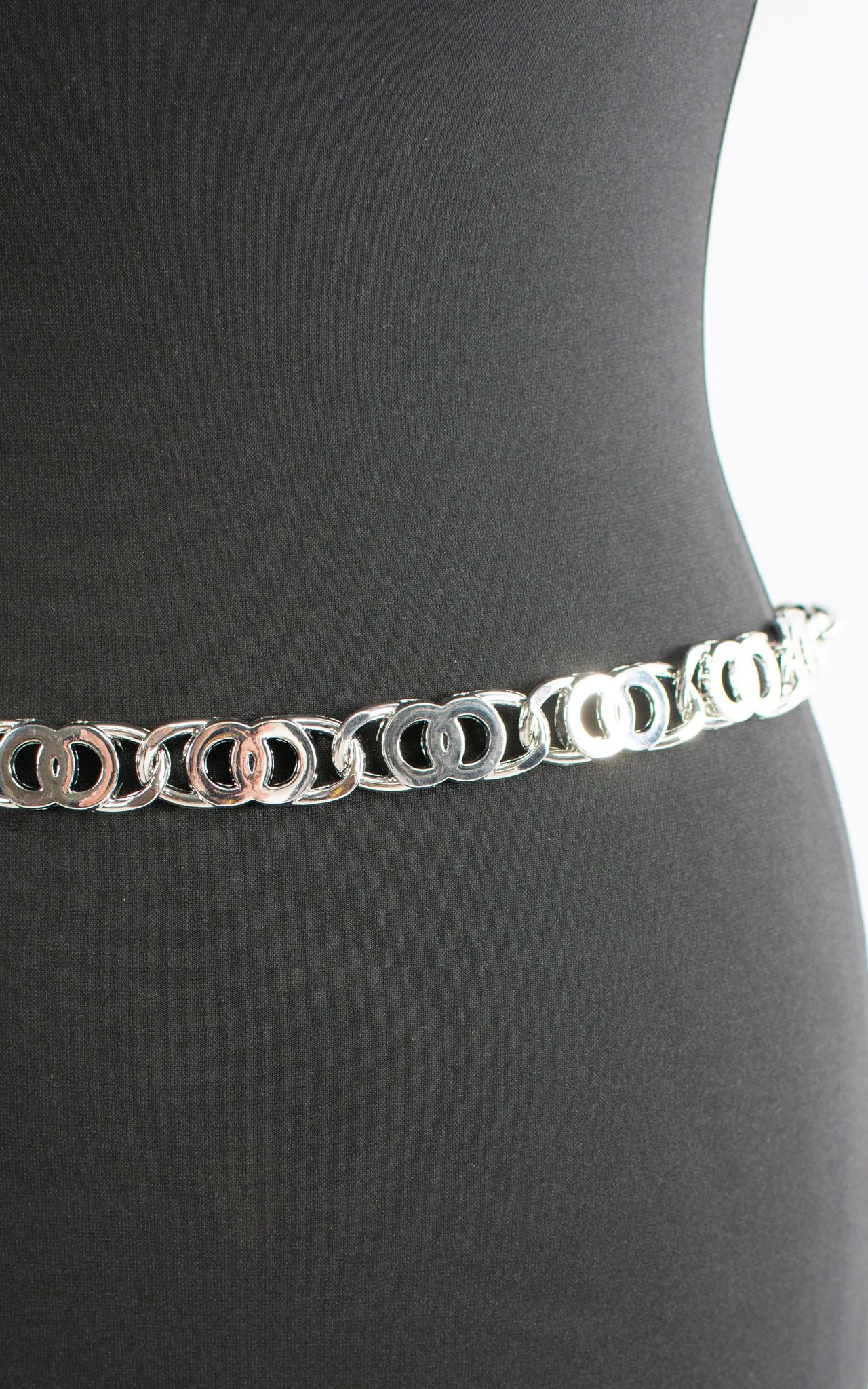 Belt | Small Circle Chain | Silver