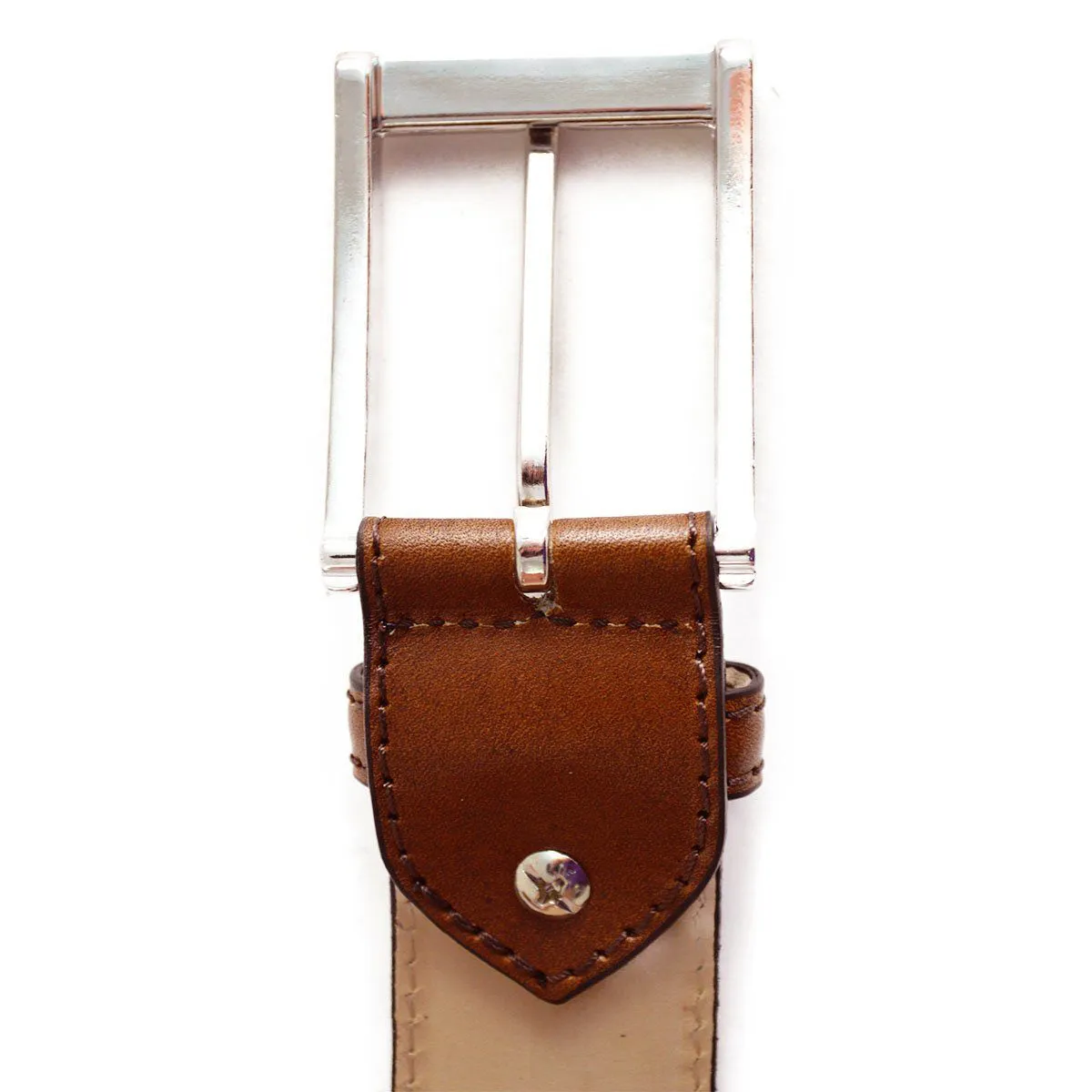 BERWICK 1707 Leather Belt - Tan