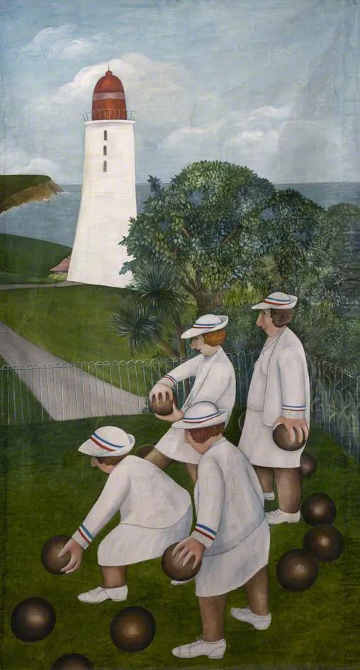 Beryl Cook - Bowlers of the Hoe Print