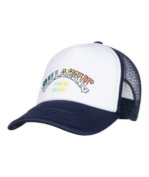 Billabong Kids Podium Trucker Cap - White