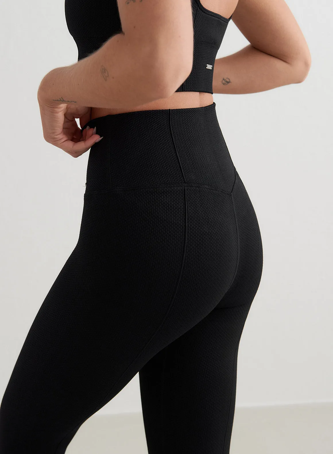 Black Luxe Seamless Tights