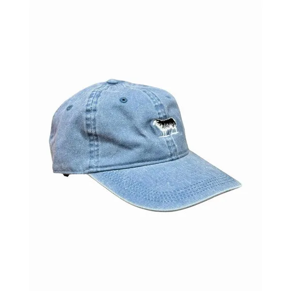 Black Sheep Icon Unstructured Dad Hat Vintage Wash Denim