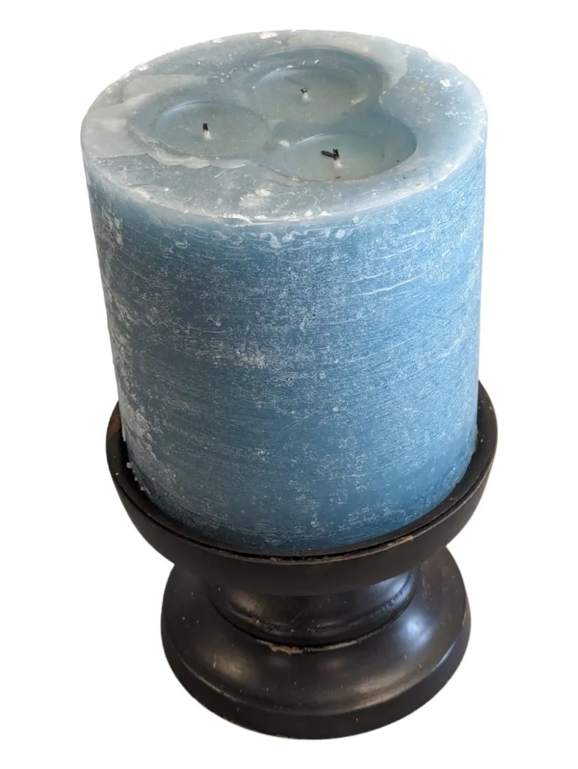 Blue Threshold Scented Pillar Candle