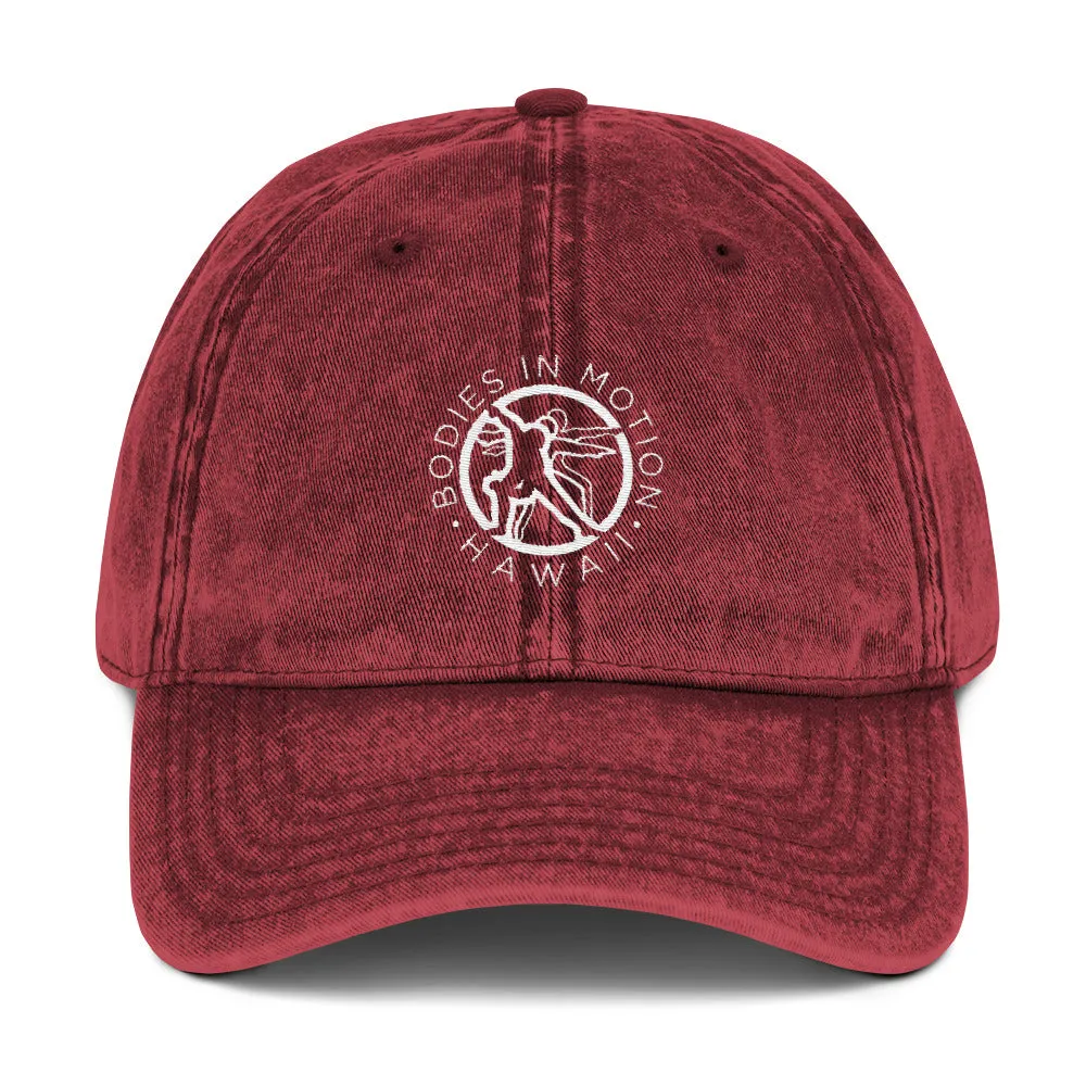 Bodies in Motion Vintage Cotton Twill Cap