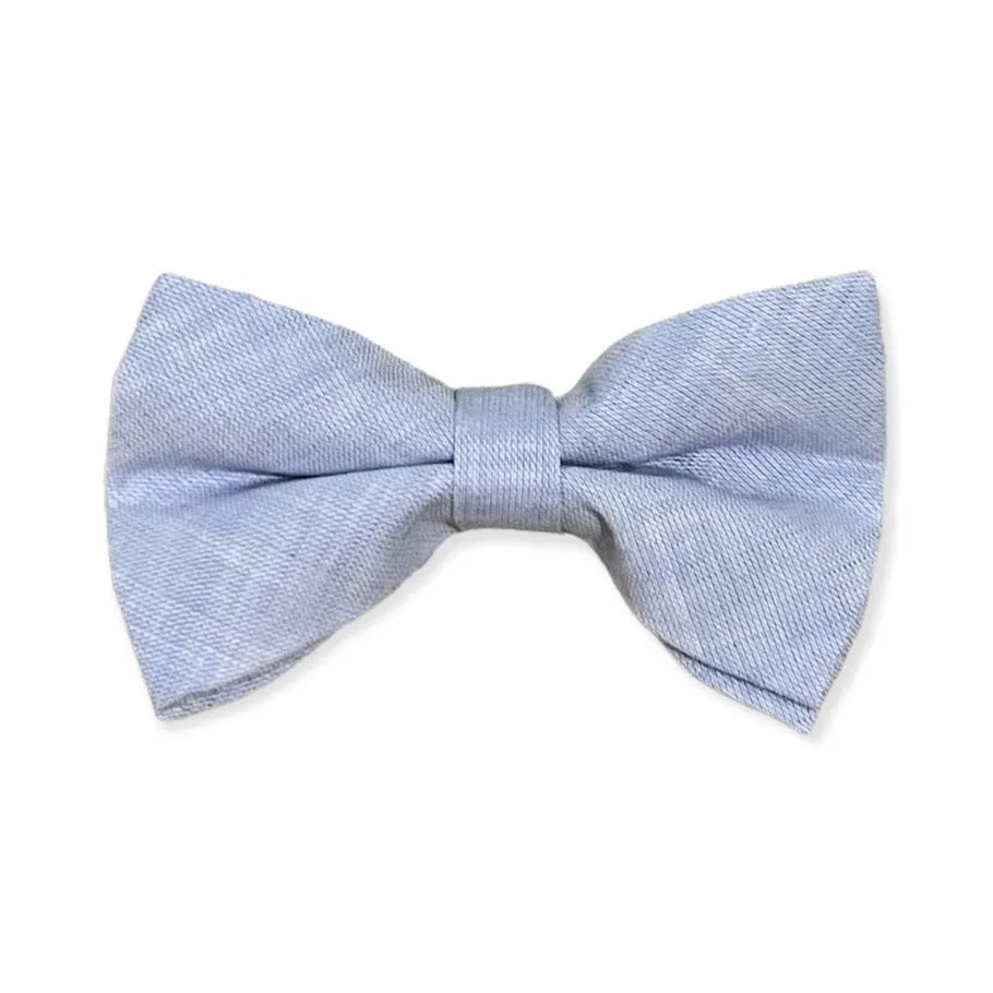 Boy's Bowentie – Bluffton Blue Linen