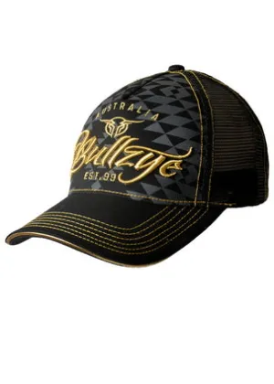 Bullzye Waves Trucker Cap - Black