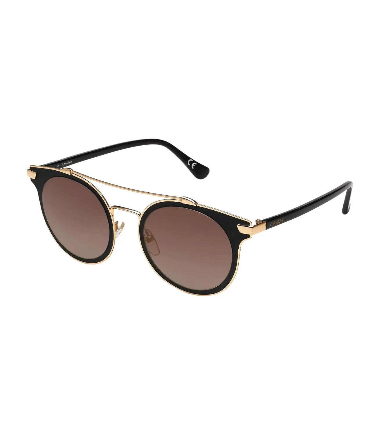 Calvin Klein Women's Brown Round Sunglasses