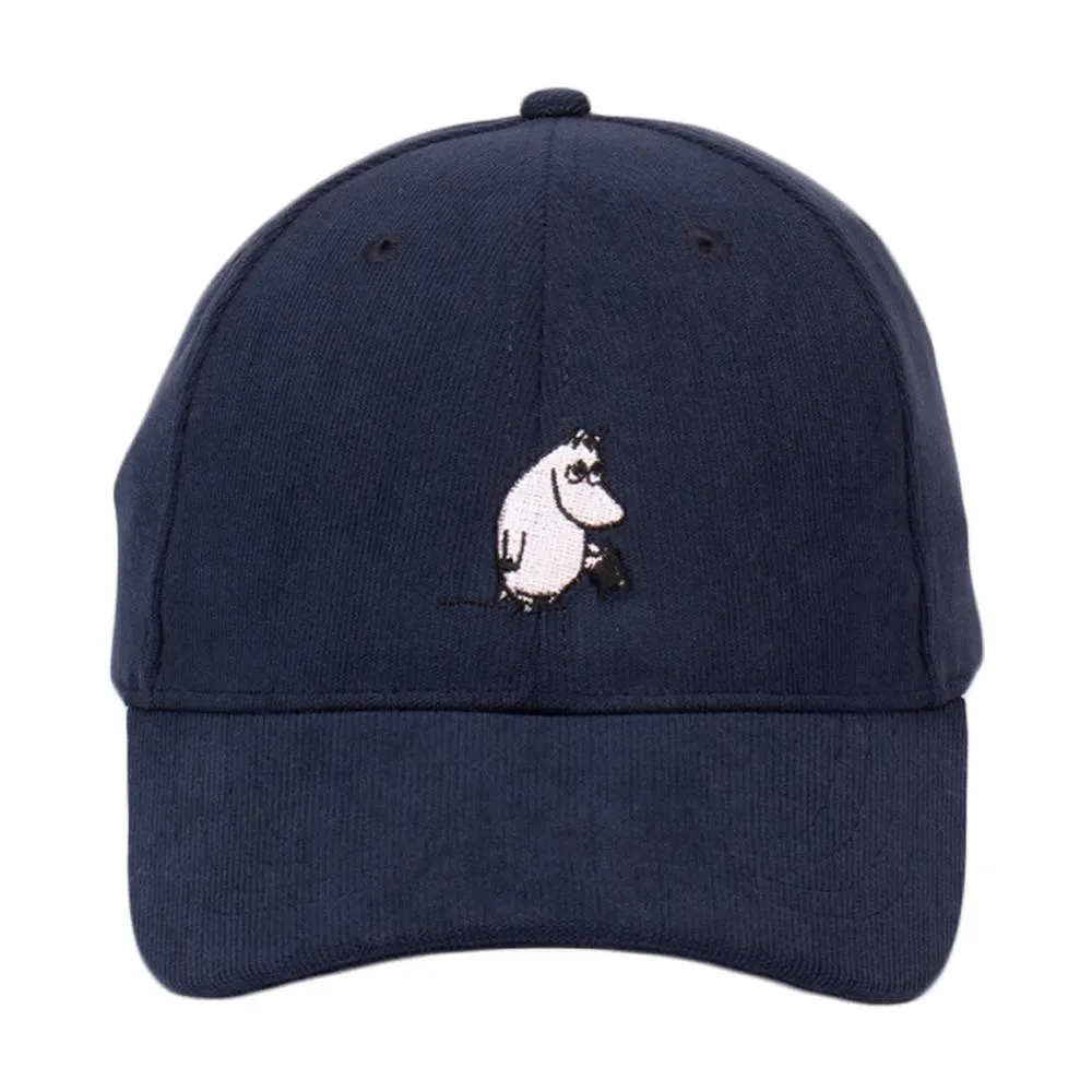 Cap Adult Corduroy Moominpappa Navy Blue