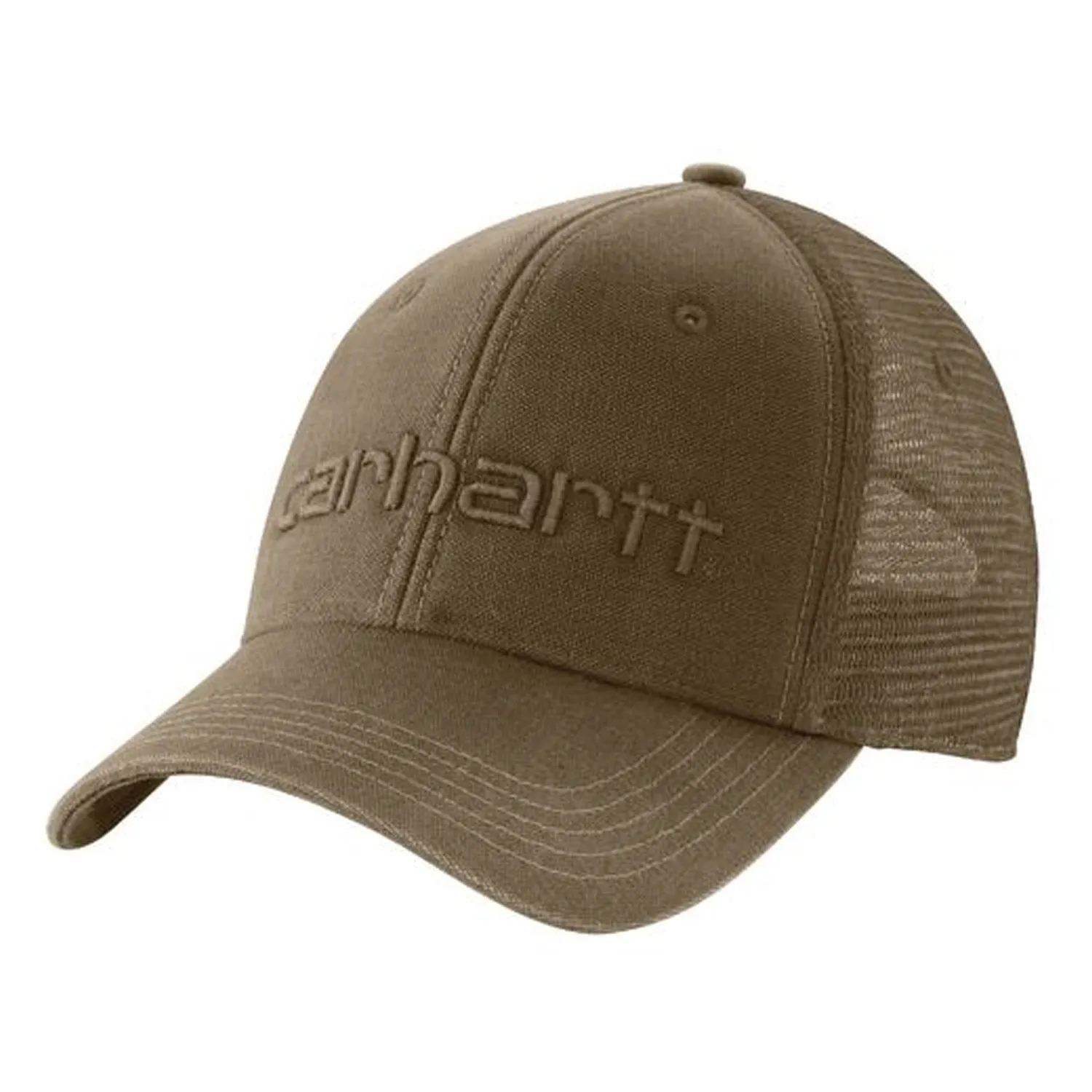 Carhartt Canvas Mesh-Back Logo Graphic Cap