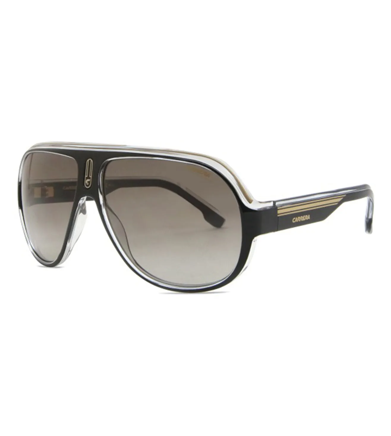 Carrera Speedway Men's Brown Gradient Wraparound Sunglass