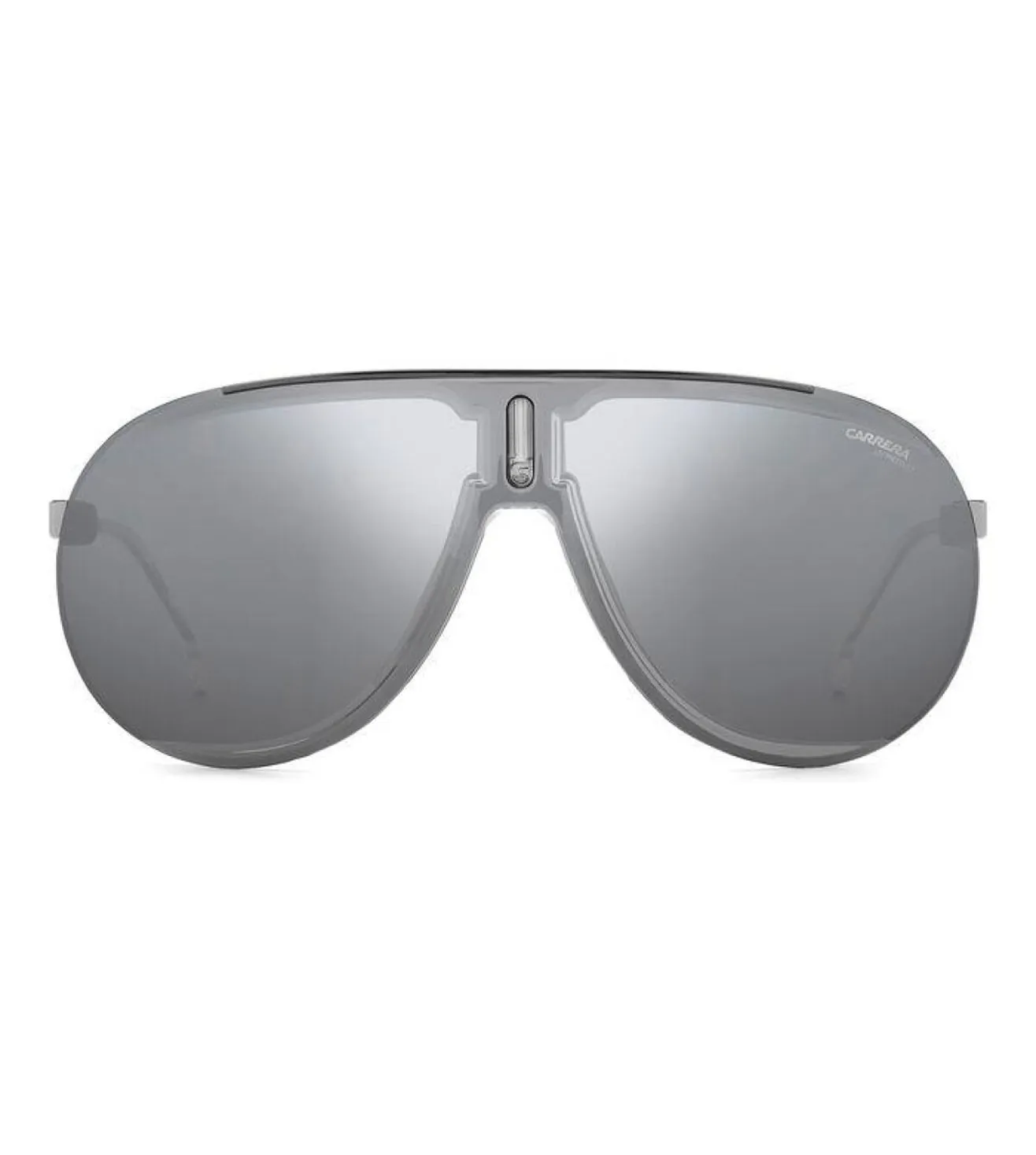 Carrera Super Champion Men's Silver mirror Wraparound Sunglass