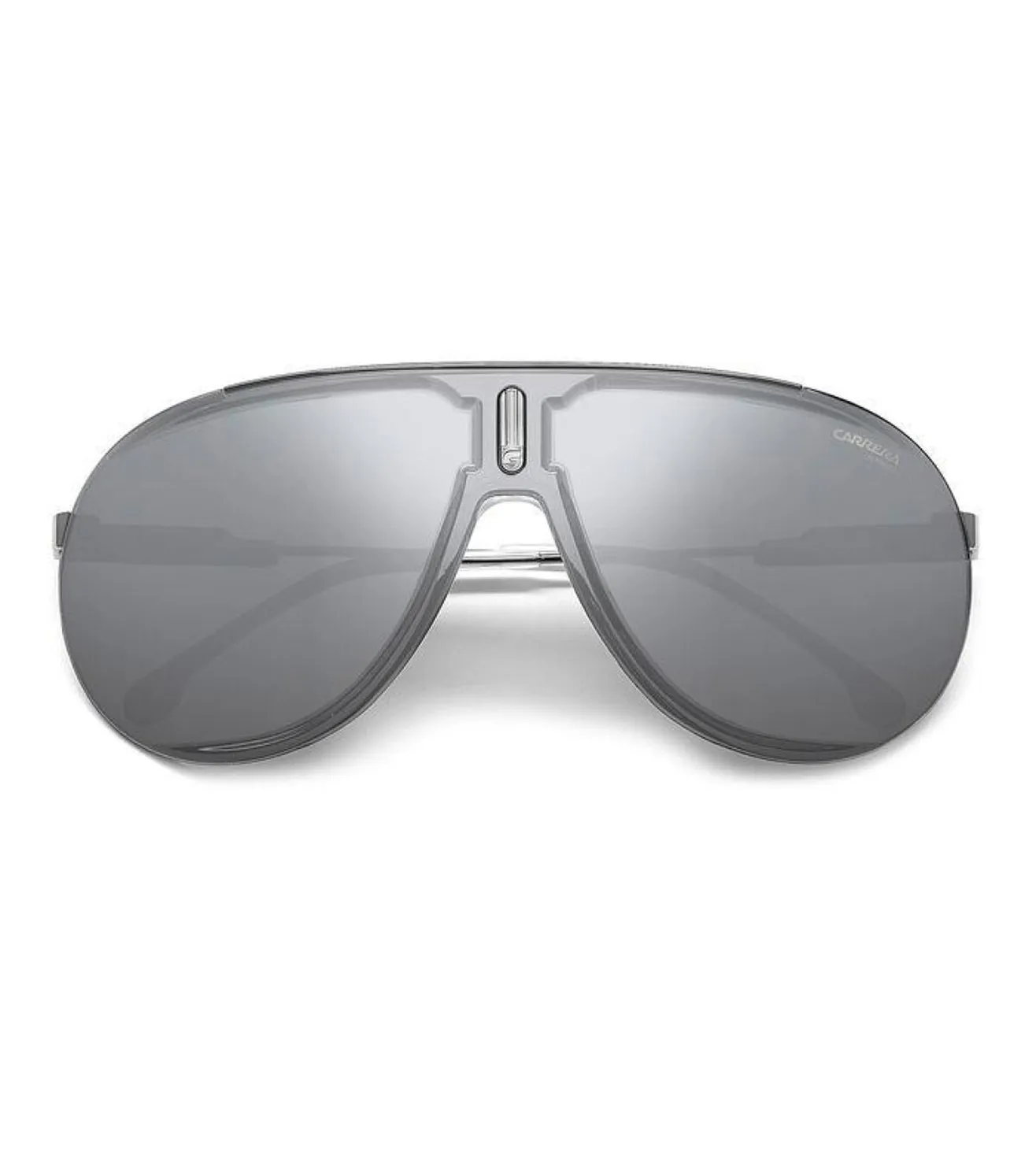 Carrera Super Champion Men's Silver mirror Wraparound Sunglass