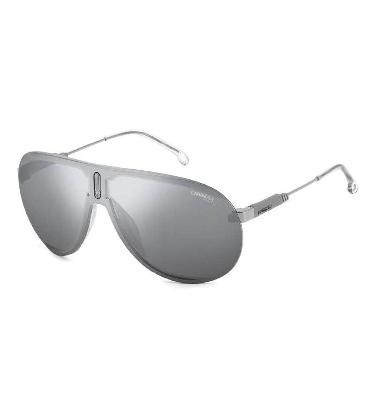 Carrera Super Champion Men's Silver mirror Wraparound Sunglass