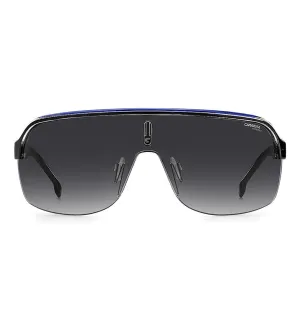 Carrera Top Car Men's Dark Grey Gradient  Wraparound Sunglass