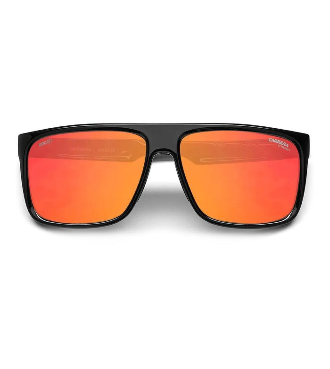 Carrera Unisex Red and Yellow Square Sunglasses