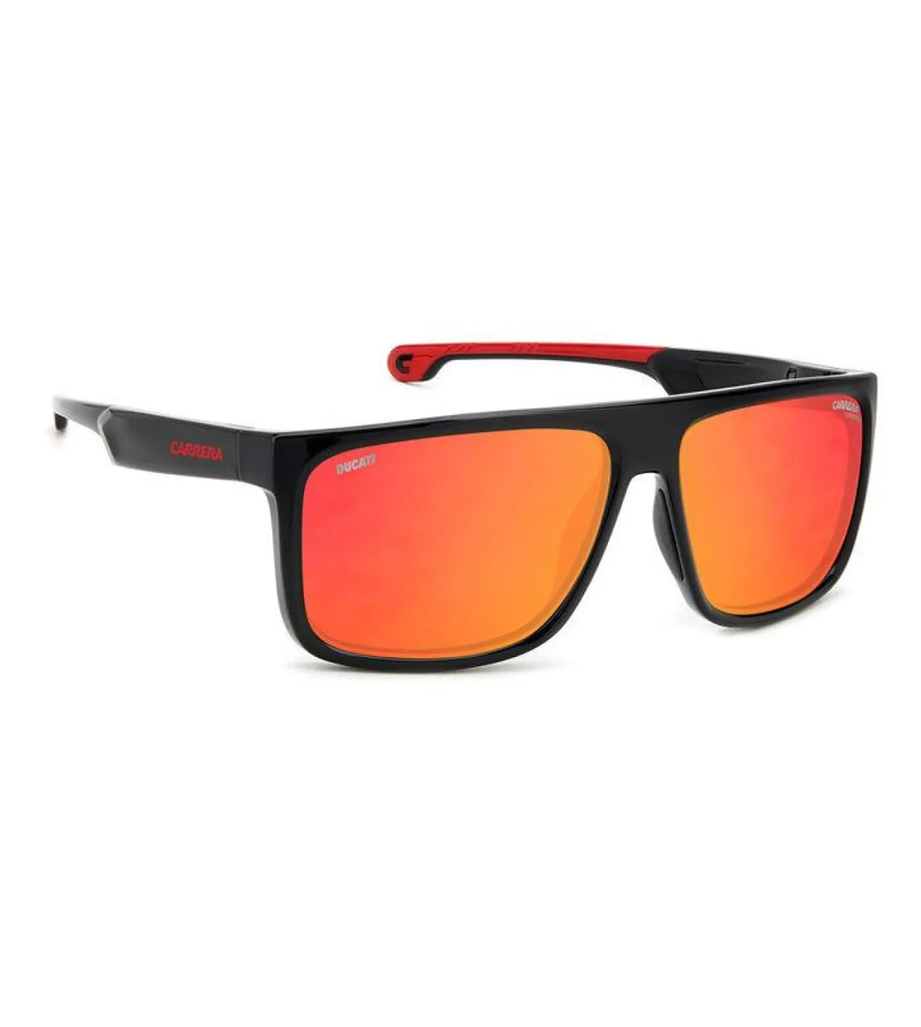 Carrera Unisex Red and Yellow Square Sunglasses