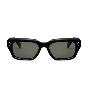 Celine Women's Smoke Grey Rectangular Sunglasses