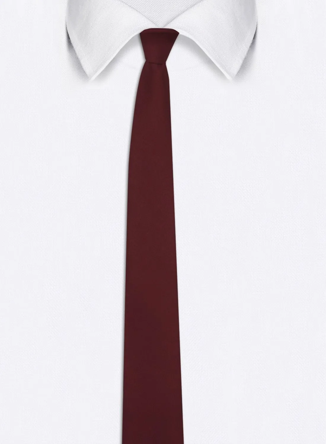 Chokore Burgundy Colour Silk Tie - Solids line