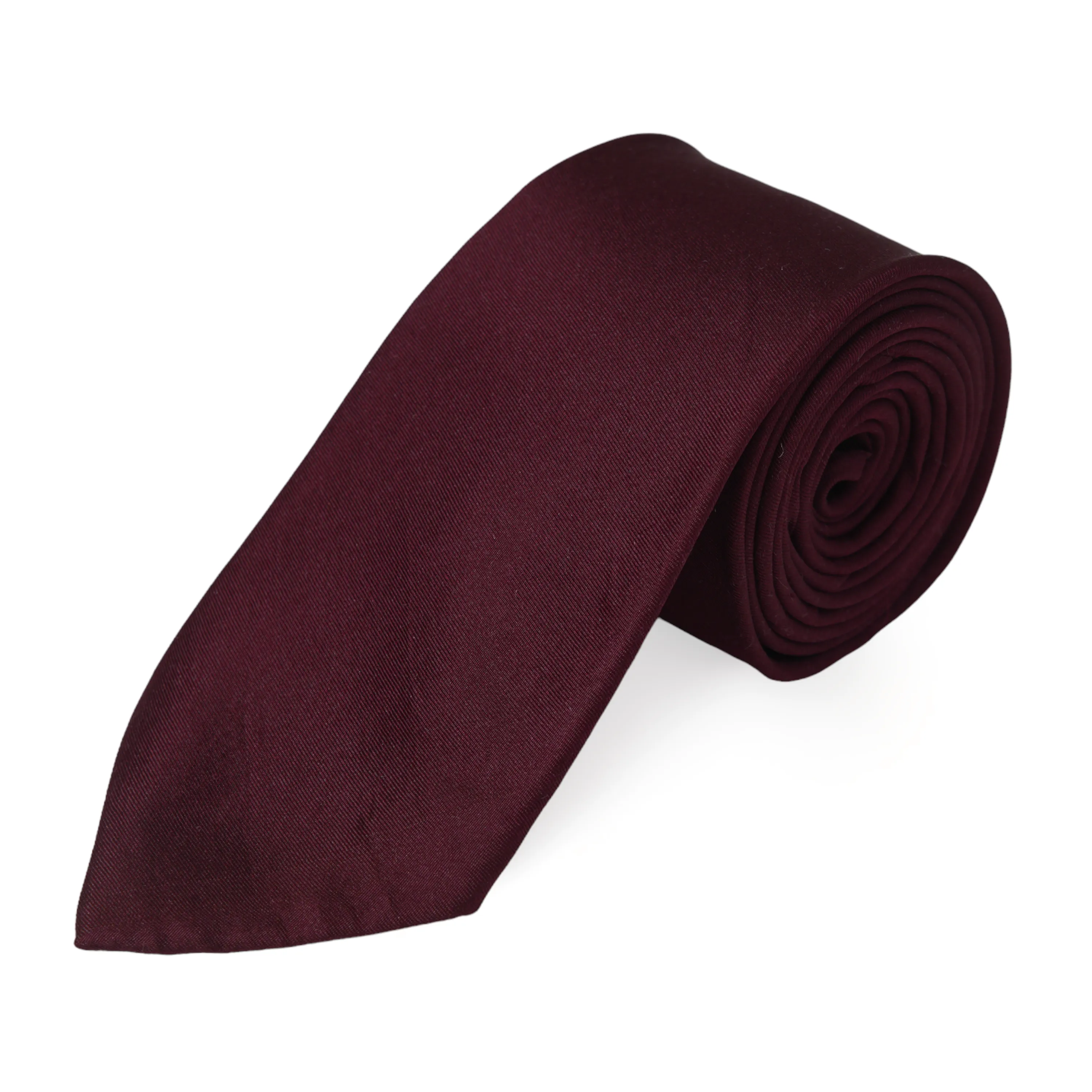 Chokore Burgundy Colour Silk Tie - Solids line