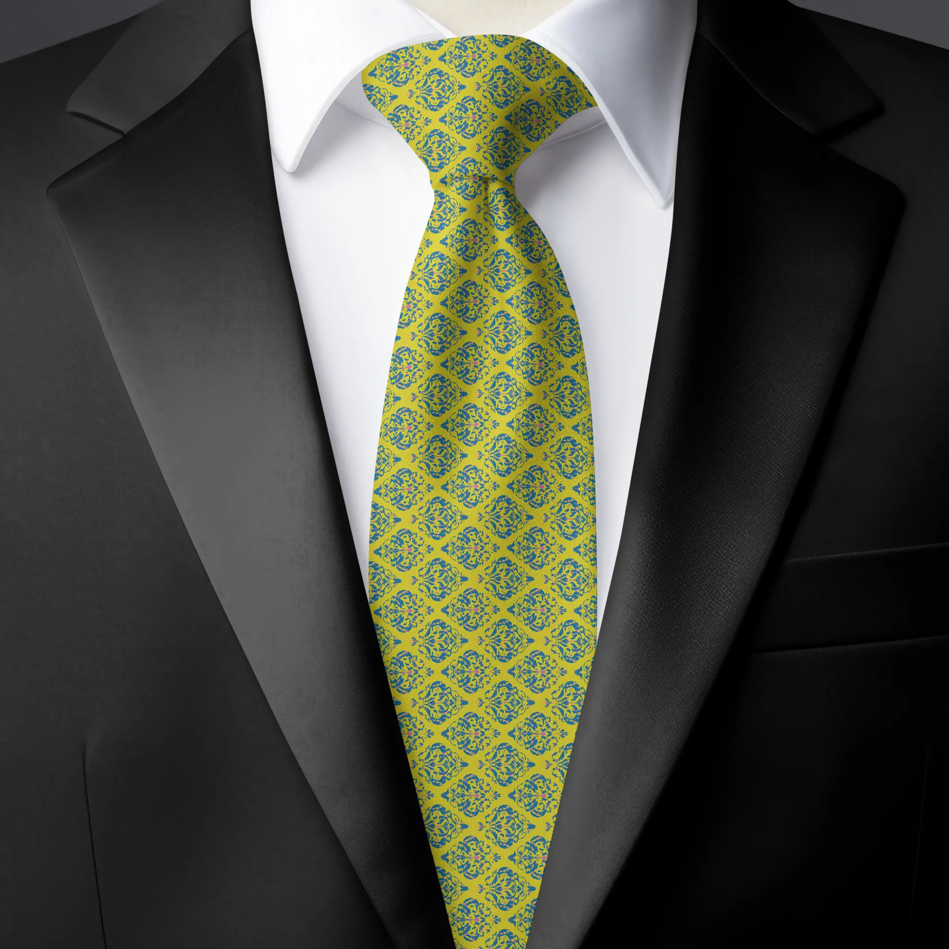 Chokore Green Silk Tie - Indian at Heart range