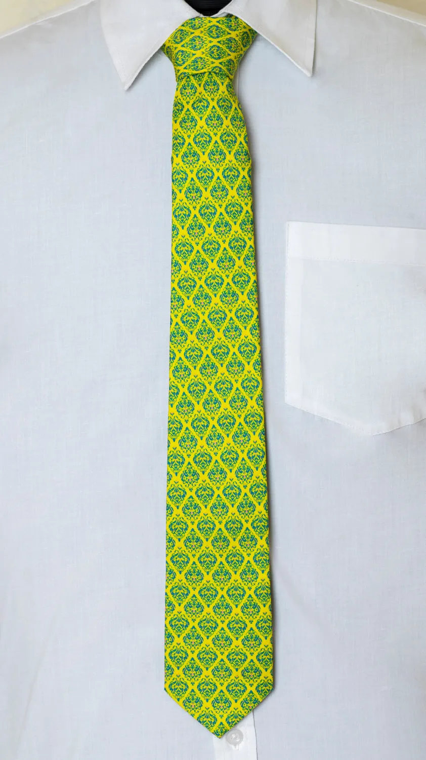 Chokore Green Silk Tie - Indian at Heart range